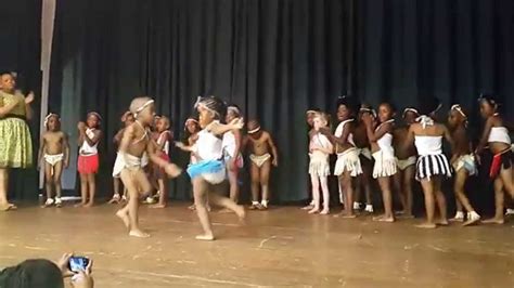 My daughter doing a traditional Tswana dance with her friends. - YouTube