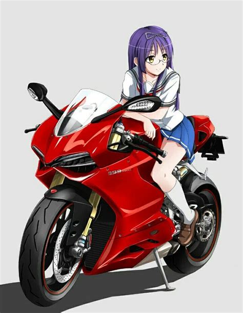 Bakuon!! | Anime motorcycle, Bike art, Anime characters