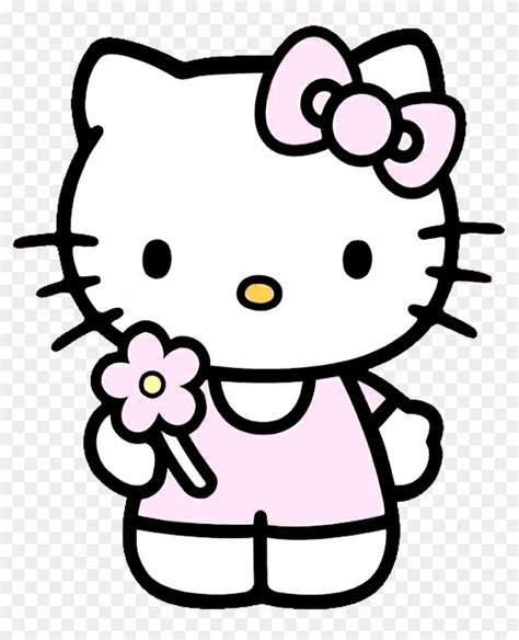 Hello Kitty Head Clipart In Png File - Hello Kitty Para Colorear ...