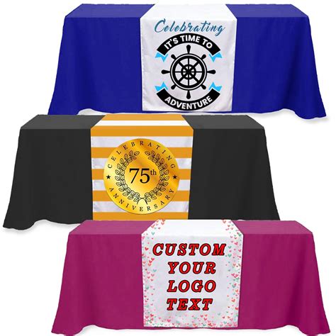 Custom Table Runner With Business Logo Name Design - Etsy Canada