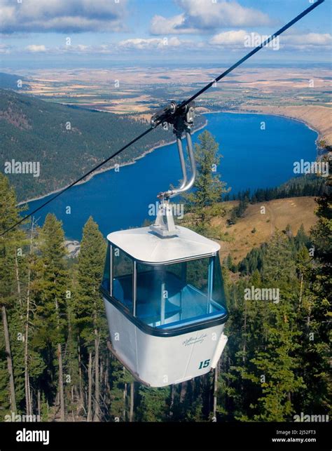 Wallowa Lake Tramway, Wallowa Lake, Oregon Stock Photo - Alamy