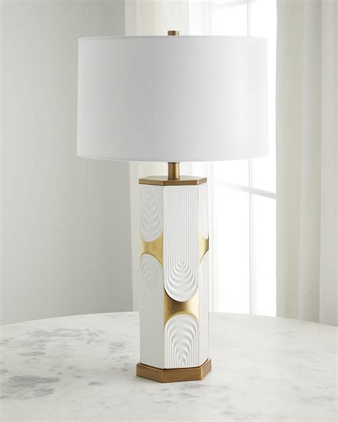 White Shade Lamp | horchow.com