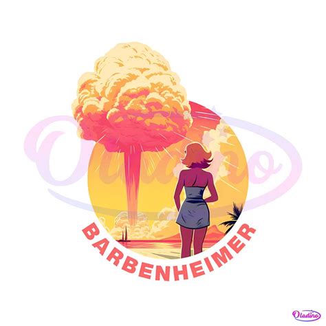 Barbenheimer Barbie Oppenheimer Movie PNG Silhouette File ...