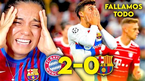 ¡OTRA VEZ EL BAYERN! Reacción: BAYERN vs BARCELONA de CHAMPIONS LEAGUE ...