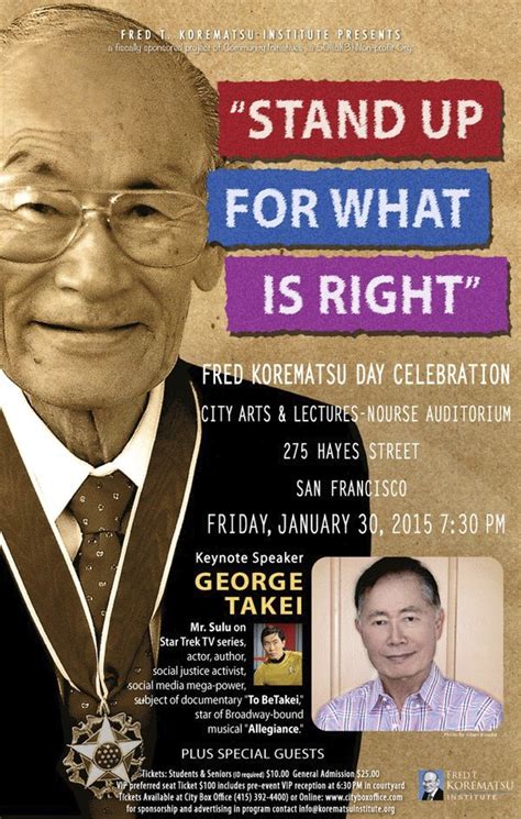 George Takei to Keynote 5th Annual Fred Korematsu Day Celebration – AsAmNews