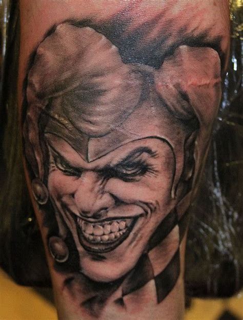 joker face tattoo by Mirek vel Stotker | Joker tattoo, Joker tattoo ...