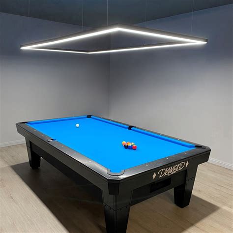 Perimeter LED Billiard Pool Table Light 9FT Modern Design - Etsy