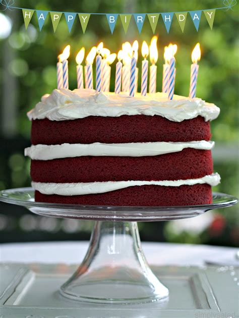 Red Velvet Cake - Simply Sated