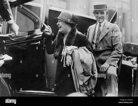 Henry Ford and his wife Clara Bryant Ford, 1930 Stock Photo, Royalty ...