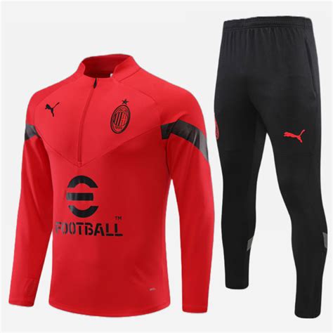 AC Milan Half Zip Tracksuit – Gameday Gearz Sports