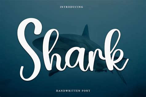 Shark Font by PiPi Creative · Creative Fabrica