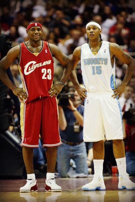 Lebron James and Carmelo Anthony Rookie year. Carmelo Anthony Nuggets ...