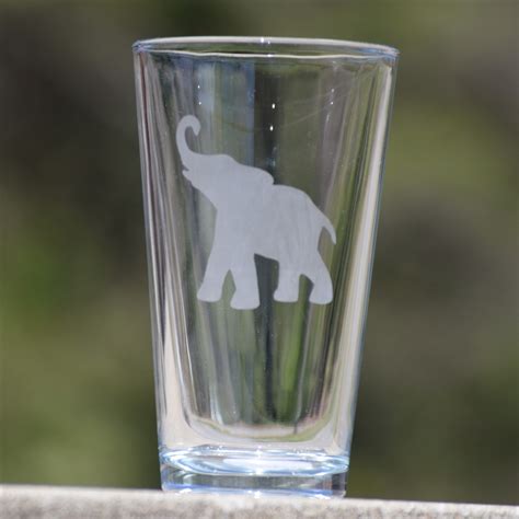 Elephant Pint Glass