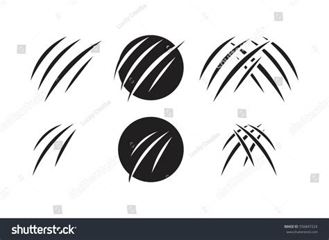 Set Claw Vector Silhouette Stock Vector (Royalty Free) 556847224 ...