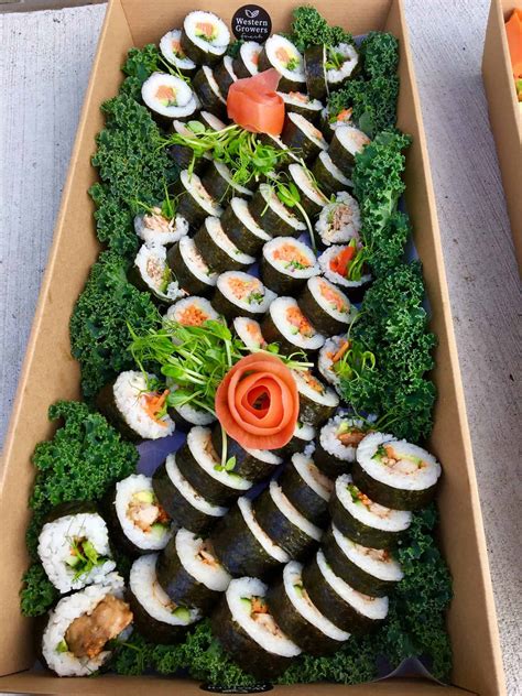 Fresh Sushi Platter - Large - 50 pieces - Western Growers Fresh