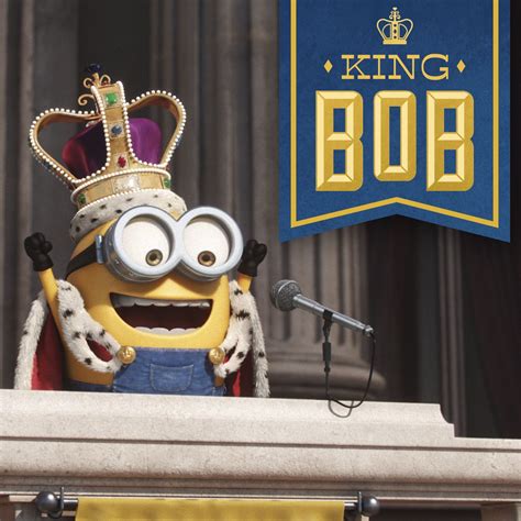 King Bob! Minions What, We Love Minions, Minions 2014, Minions Bob, Minion Movie, Cute Minions ...