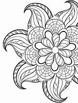 20 Gorgeous Free Printable Adult Coloring Pages  Malvorlagen Blumen sketch template