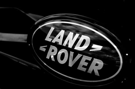 Land Rover Logo | Black & White close up of Land Rovers logo… | Xtra Flare | Flickr