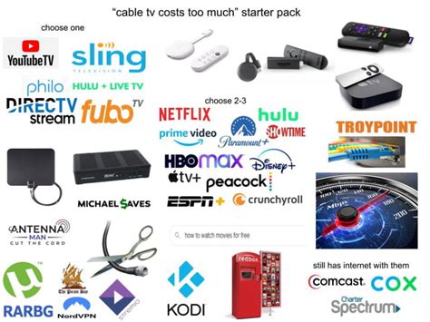 "cable tv costs too much" starter pack - 9GAG