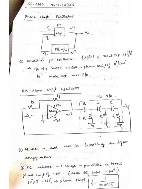 Phase Shift Oscillator | PDF