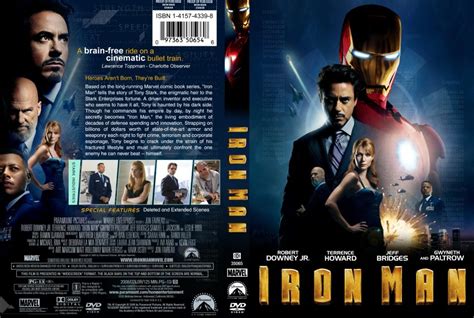 Iron Man - Movie DVD Custom Covers - iron man 1disc :: DVD Covers