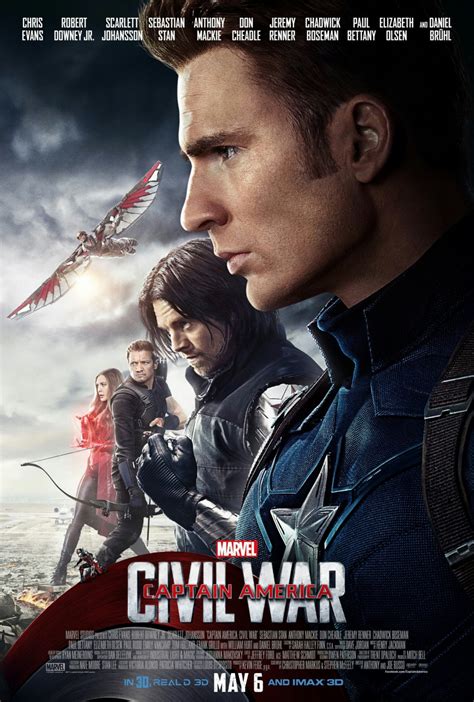 Captain America: Civil War (#39 of 42): Extra Large Movie Poster Image - IMP Awards