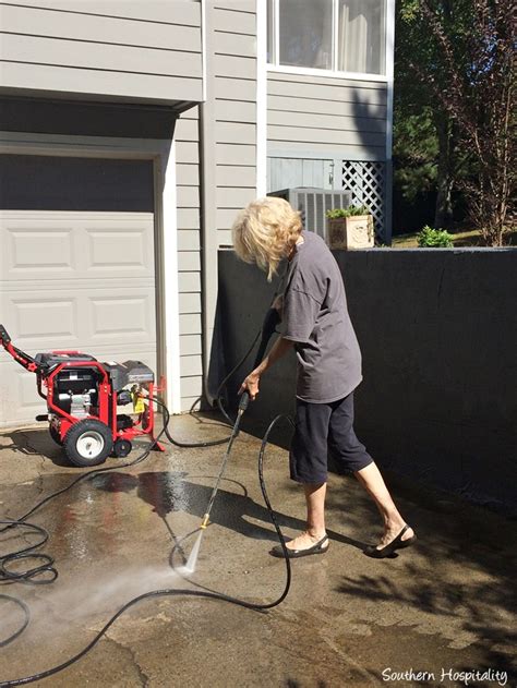 Pressure Washing my Driveway - Southern Hospitality