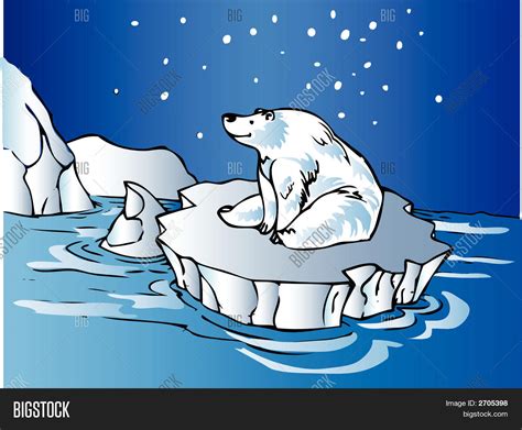 Polar Bear Sitting On Vector & Photo (Free Trial) | Bigstock