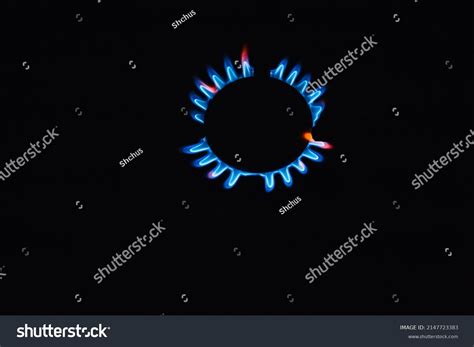 Burning Blue Methane Gas Form Fire Stock Photo 2147723383 | Shutterstock