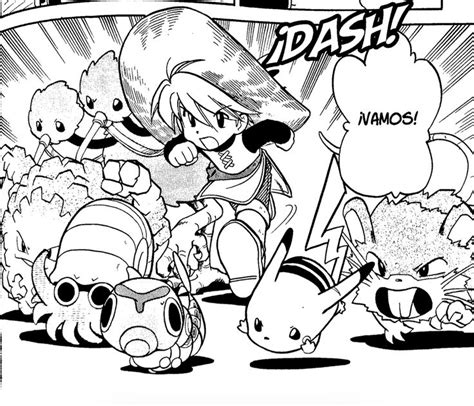 Pokemon yellow Manga panel | Pokemon, Entrenador pokemon, Arte pokemon