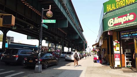 Walking NYC, Parkchester Subway Station to Pelham Bay Park via Westchester Avenue , The Bronx ...