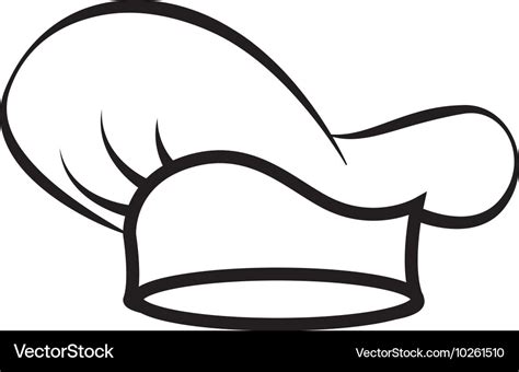 Chef hat kitchen Royalty Free Vector Image - VectorStock