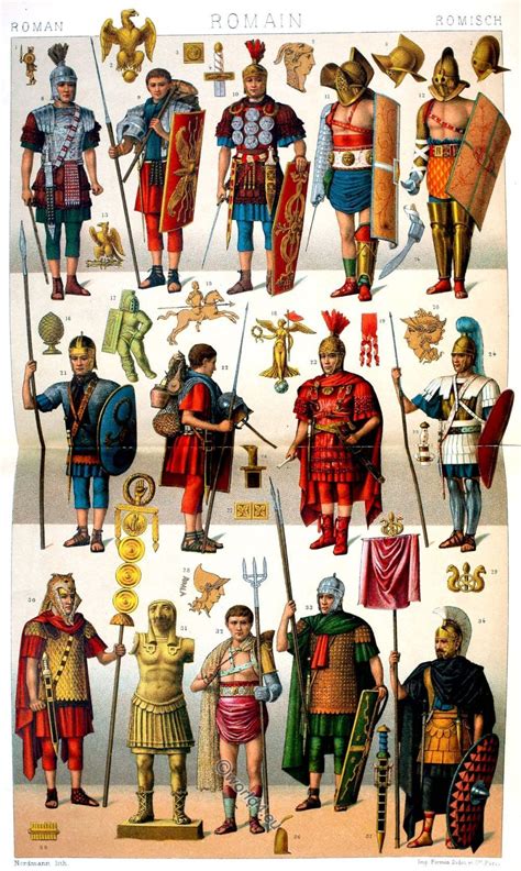 Roman soldiers and gladiators. Function, armor and armament. | Roman armor, Roman soldiers ...