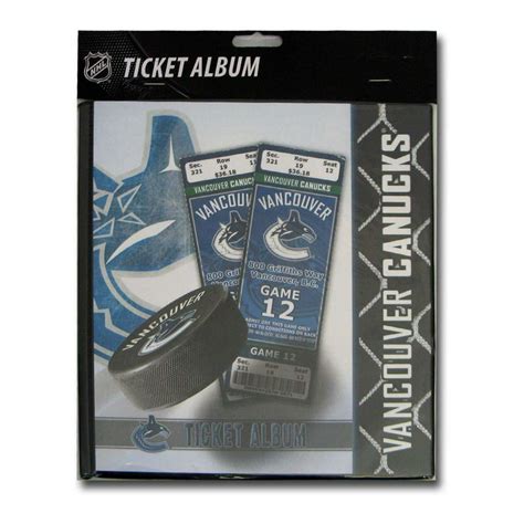 Ticket Album NHL - Vancouver Canucks (Holds 96 Tickets) Vancouver Canucks TAHKYVAN - Walmart.com ...