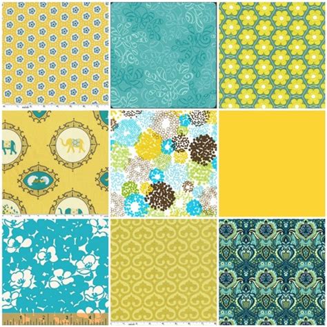 I'd like to make a quilt with these colors/patterns as an inspiration :) | Teal color palette ...