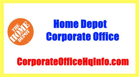 Home Depot Corporate Office Address Contact Information