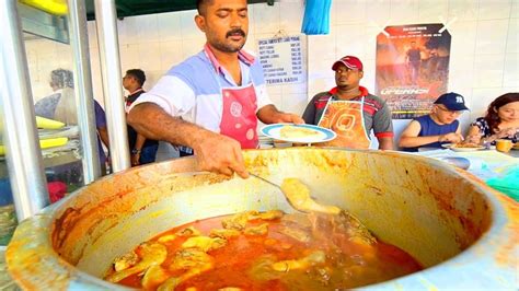 INDIAN STREET FOOD in Malaysia | SPICY CURRY + BEST Mee Goreng in Penang - Malaysian Street Food ...