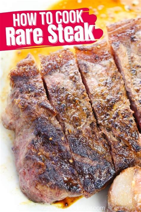 How to Cook a Rare Steak (with Video) ⋆ Sugar, Spice and Glitter