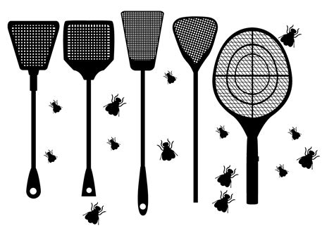 Fly Swatter Shape Vectors 141413 Vector Art at Vecteezy