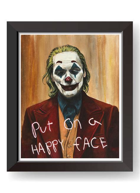 'Put On A Happy Face' - Joker Fine Art Print | CreativeFolk