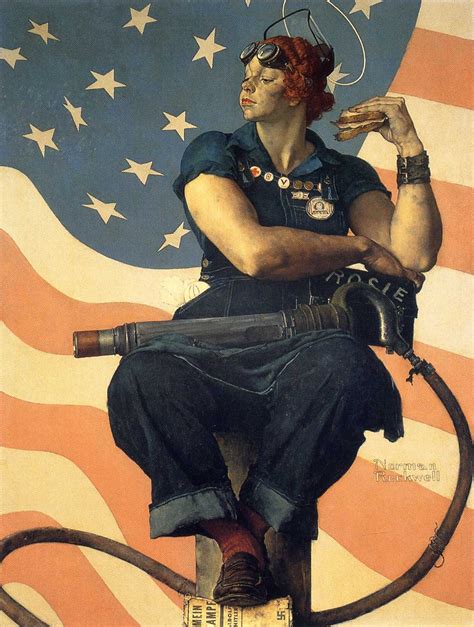 Rosie the Riveter [Norman Rockwell] | Sartle - Rogue Art History