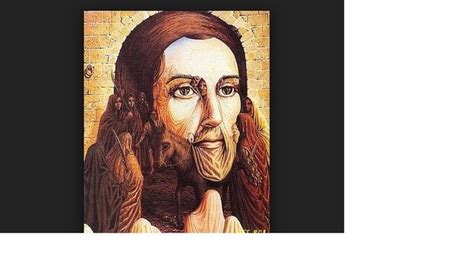 Jesus Optical Illusion, Jesus Illusion, Optical Illusions Faces ...