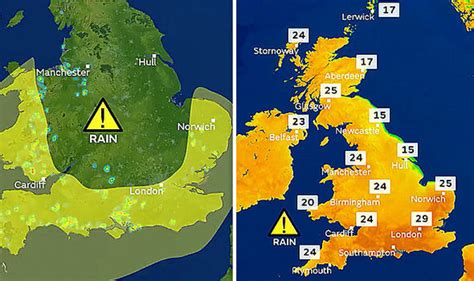 UK weather forecast: Met Office chart shows where storms will hit UK ...