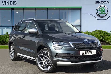 Find A Used Grey ŠKODA Karoq Scout 2.0 TDI SCR 150 PS 4x4 in Cambridge ...