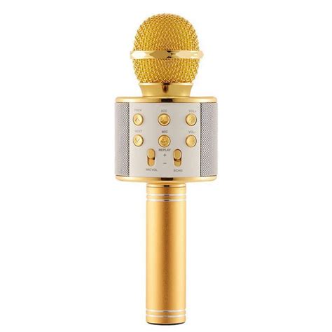 WS858 Portable Wireless Singing Microphone Handheld Smartpnone Speaker ...