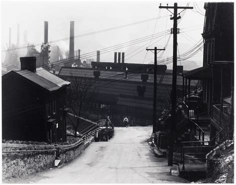 Street Scene and Steel Mill, Pittsburgh | International Center of Photography