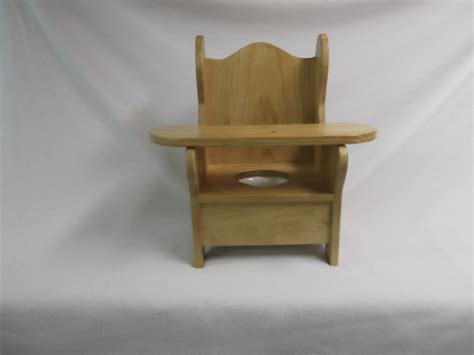 Wooden Potty Chair With Tray by WonderWoodShop on Etsy