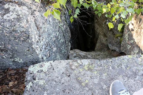 ABANDONED TRAILS OF ACADIA NATIONAL PARK: DORR MOUNTAIN CREVICE CAVE