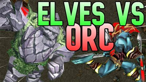 Orcs vs Elves | Elf Perspective (THREE WAY BASE) - YouTube