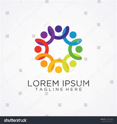 Cooperation Logo Design Diversity Logo Design Stock Vector (Royalty Free) 1237097860 | Shutterstock